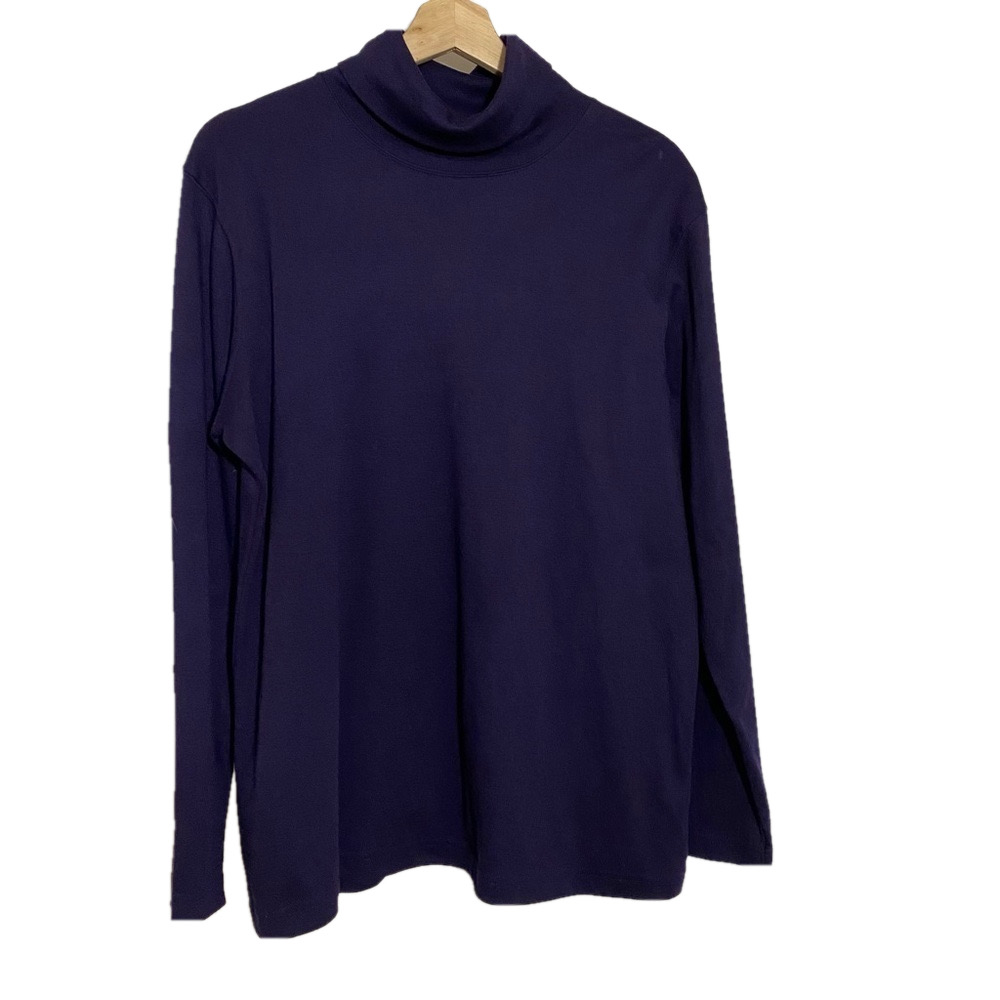 Tabi women navy turtleneck long sleeves top Gorpcore lightweight casual outdorsy